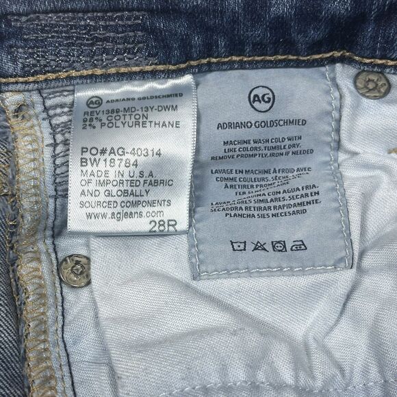 AG Adriano Goldschmied Jeans Women’s 28R Blue The Legging Ankle Super Skinny - Picture 13 of 14